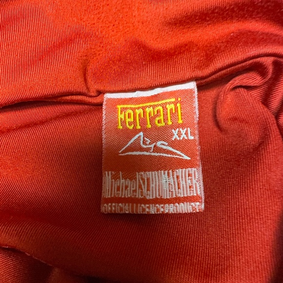 Ferrari Men's Vibrant Red Windbreaker Vintage x Michael Shumacher - Picture 3 of 8